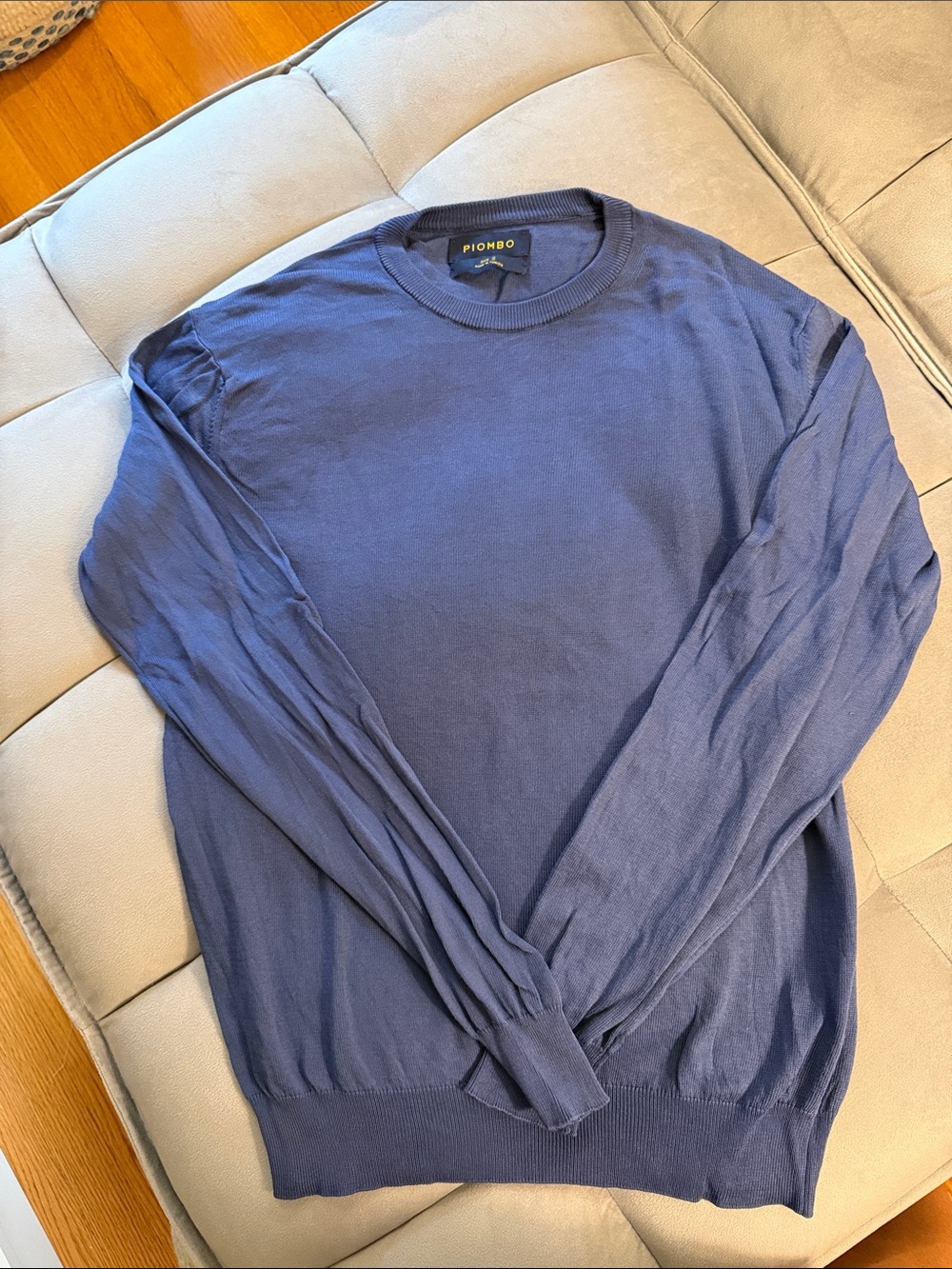 NWOT Piombo Men’s Blue Crewneck Sweater